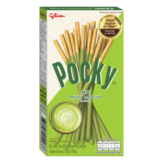 Печенье Glico: Pocky: Milk Matcha, (40048)