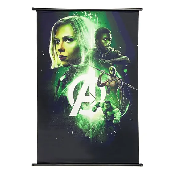 Постер Marvel: Avengers: Black Widow, Black Panther, Hulk and Okoye, (400504)