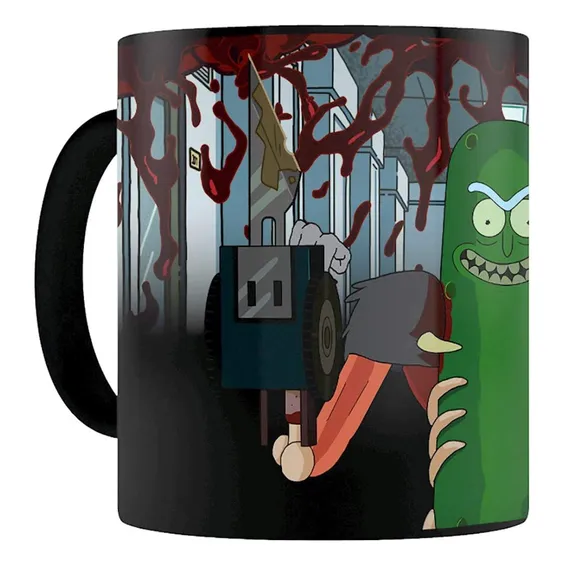 Кружка-хамелеон GB Eye: Rick & Morty: Pickle Rick, (401406) 4