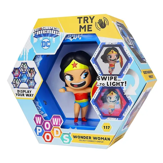 Фигурка с диорамой Wow!: Pods: DC: Super Friends: Wonder Woman, (401769)