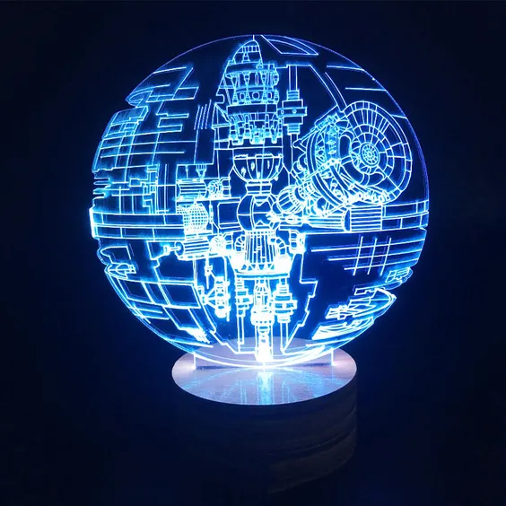 Акриловый светильник Star Wars: Death Star, (40867)