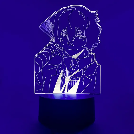 Акриловый светильник Bungo Stray Dogs: Osamu Dazai, (40938)