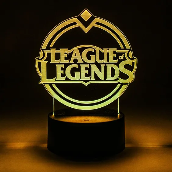 Акриловый светильник League of Legends: Logo, (41900)