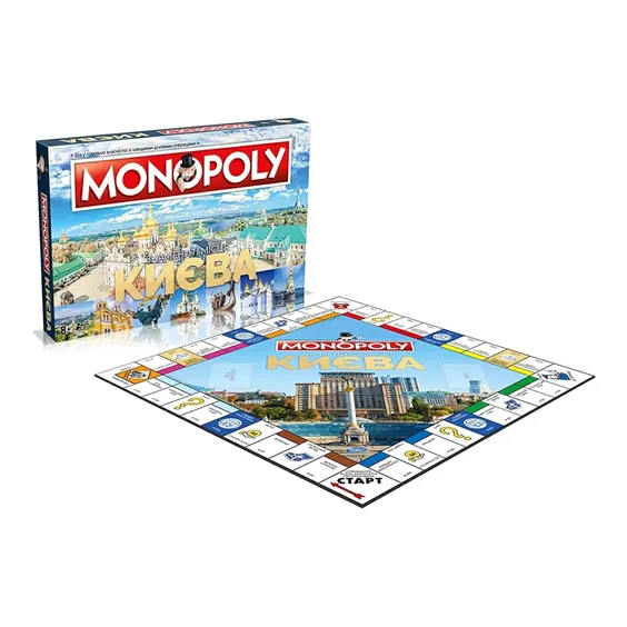 Настольная игра Rozum: Monopoly: Знамениті місця Києва, (43038) 2