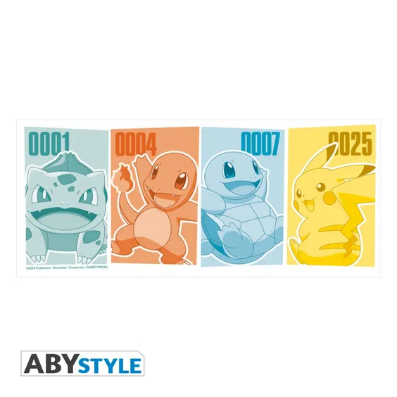 Кружка ABYstyle: Pokemon: Bulbasaur, Charmander, Squirtle, Pikachu, (43598) 3