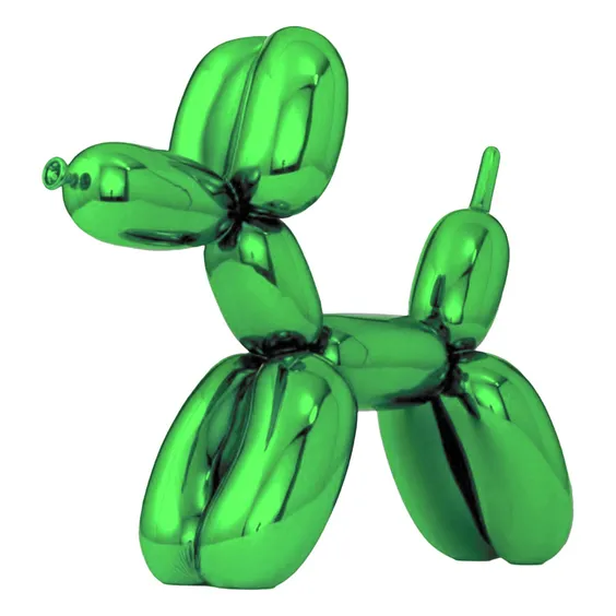Jeff Koons: Editions: Balloon Dog (10) (Green), (44073)