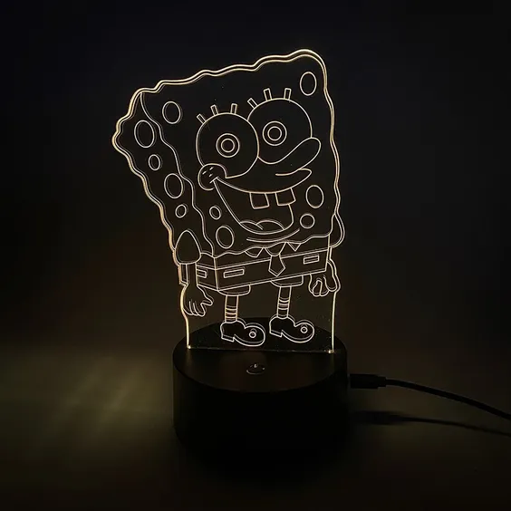Акриловий світильник SpongeBob SquarePants: SpongeBob, (44440)