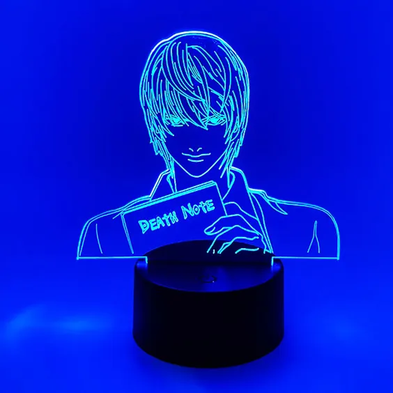 Акриловый светильник Death Note: Yagami Light, (44707)