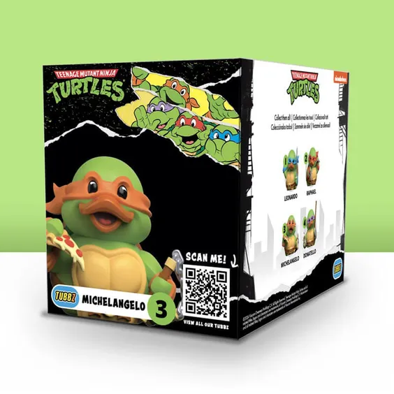 Фігурка TUBBZ: Teenage Mutant Ninja Turtles: Michelangelo (Boxed Edition), (456759) 9