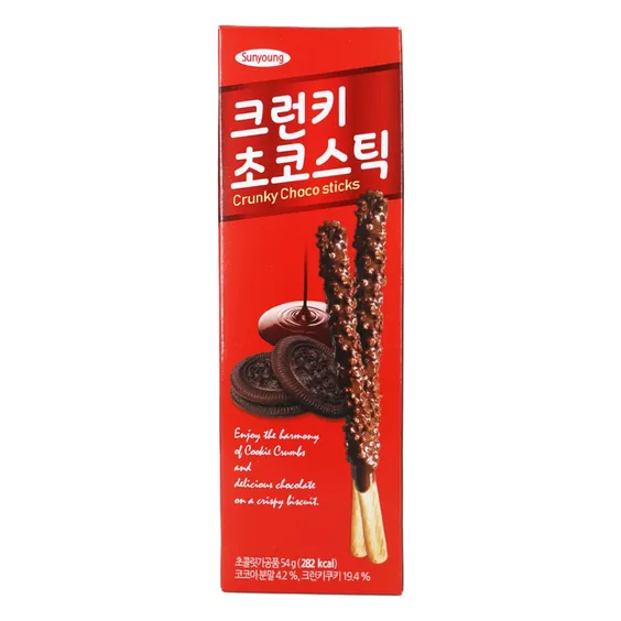 Печенье Sunyoung: Choco Stick: Crunky, (460189)