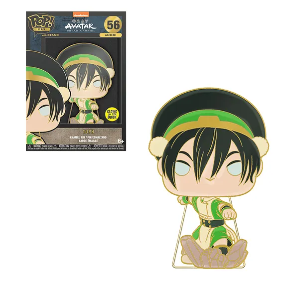 Фігурка Funko POP!: Pin: Avatar: The Last Airbender: Toph (Glows in the Dark), (46063)