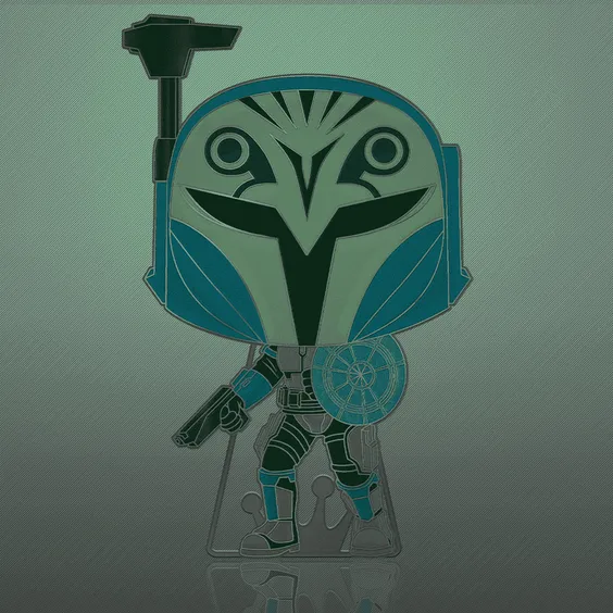Фигурка Funko POP!: Pin: Star Wars: Bo-Katan (Glows in the Dark), (46382) 3