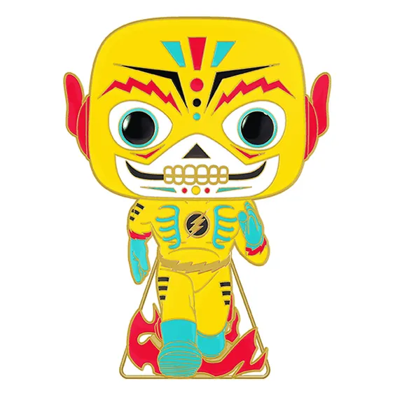Фігурка Funko POP!: Pin: Dia De Los DC: Super Heroes: The Flash (Glow Chase Limited Edition), (463929) 2