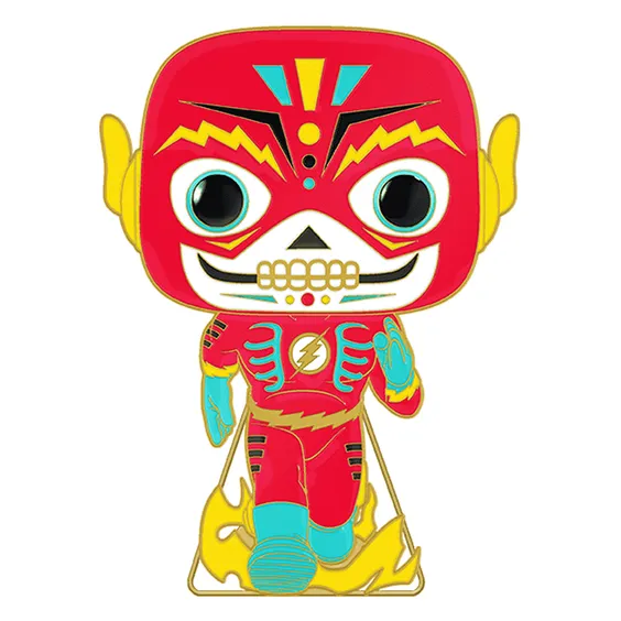 Фигурка Funko POP!: Pin: Dia De Los DC: Super Heroes: The Flash (Glows in the Dark), (46392) 2