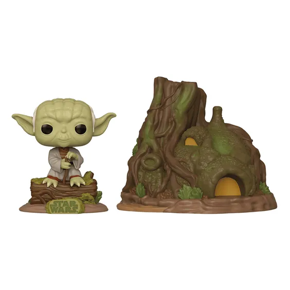 Фигурка Funko POP!: Town: Star Wars: 40th The Empire Strikes Back: Dagobah Yoda w/ Hut, (46765) 2