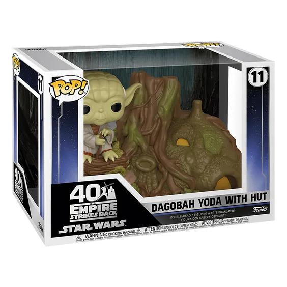 Фигурка Funko POP!: Town: Star Wars: 40th The Empire Strikes Back: Dagobah Yoda w/ Hut, (46765) 3