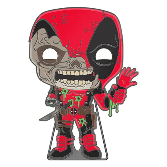 Фигурка Funko POP!: Pin: Marvel: Zombies: Zombie Deadpool (Glows in the Dark), (47106) 2