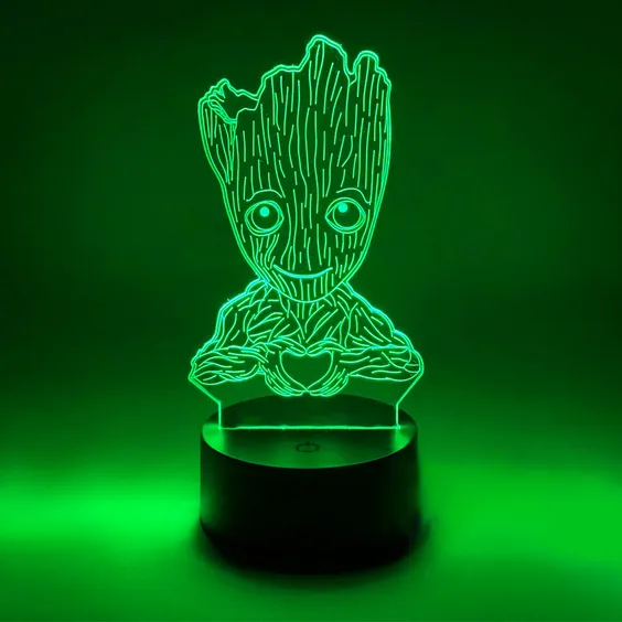 Акриловый светильник Marvel: Groot, (44711)