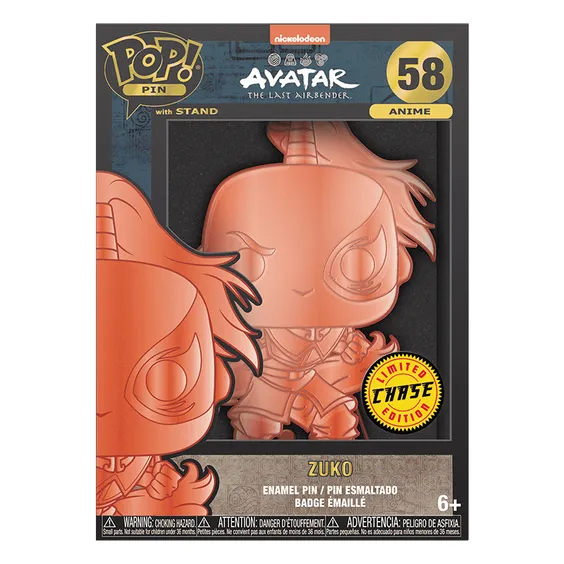 Фигурка Funko POP!: Pin: Avatar: The Last Airbender: Zuko (Chase Limited Edition), (471221) 4