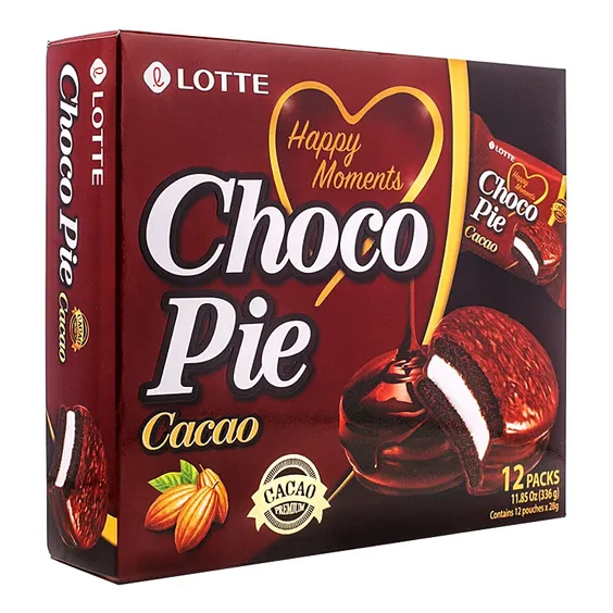 Печиво Lotte: Choco Pie: Cacao, (475148)