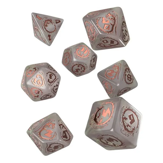 Набір кубиків Q-Workshop: Dungeons & Dragons: Dragons (Quartz), (496624) 2