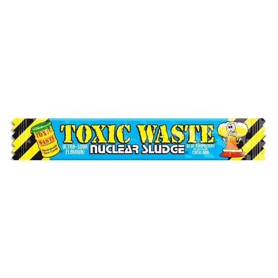 Цукерка Toxic Waste: Nuclear Sludge: Blue Raspberry Chew Bar, (50540)