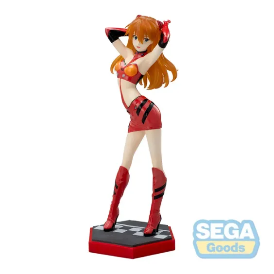 Коллекционная фигурка Sega: Luminasta: Evangelion: Racing: Asuka Shikinami Langley (Race Queen Outfit), (534143)