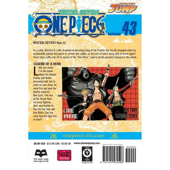 Манґа One Piece. Water Seven. Part 12. Legend of a Hero. Volume 43, (534596) 6