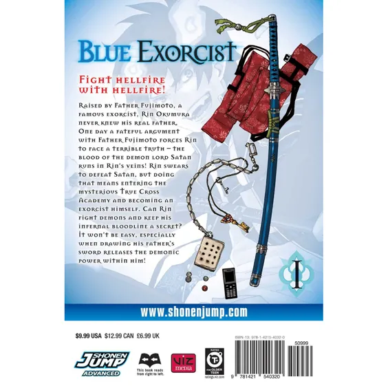 Манґа Blue Exorcist. Volume 1, (540320) 6