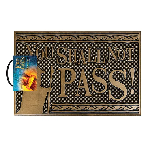 Входной коврик Pyramid International: The Lord of the Rings: Gandalf: «You Shall Not Pass!», (5483)