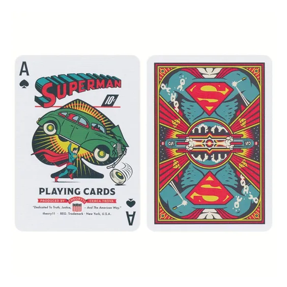 Игральные карты Theory11: DC: Superman, (557841) 2