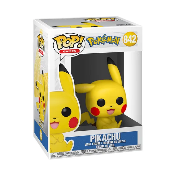 Фигурка Funko POP!: Games: Pokemon: Pikachu (Sitting), (56307) 3