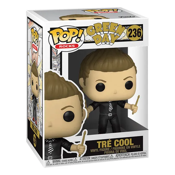 Фігурка Funko POP!: Rocks: Green Day: Tré Cool, (56726) 3