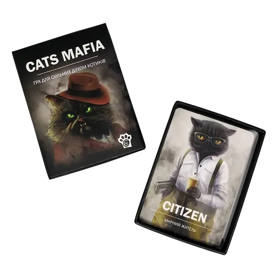 Настільна гра WoodCat: Cats Mafia, (580016) 2