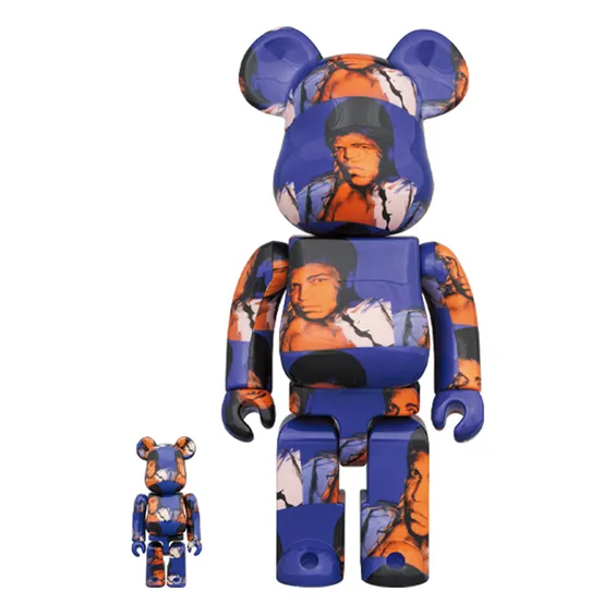*Original* Be@rbrick: Andy Warhol: Muhammad Ali (Set) (100% & 400%), (590318)
