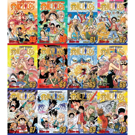 Набір манґи One Piece. Thriller Bark, Sabaody, Impel Down, Paramount War & New World (Set 3: Volumes 47-70), (590523) 2