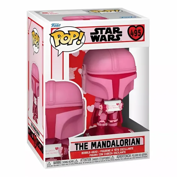 Фигурка Funko POP!: Star Wars: The Mandalorian (Valentine Editions), (60126) 3