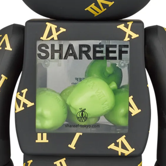 *Original* Be@rbrick: Shareef (Ver. 3)  (Set) (100% & 400%), (602844) 4