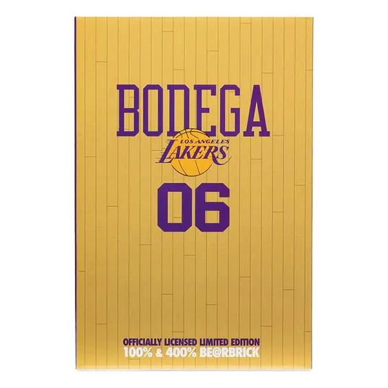*Original* Be@rbrick: Bodega: NBA: Los Angeles Lakers (Set) (100% & 400%), (605142) 4