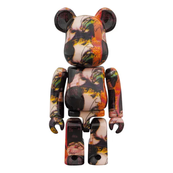 *Original* Be@rbrick: Andy Warhol: The Rolling Stones: Love You Live (Set) (100% & 400%), (608389) 2