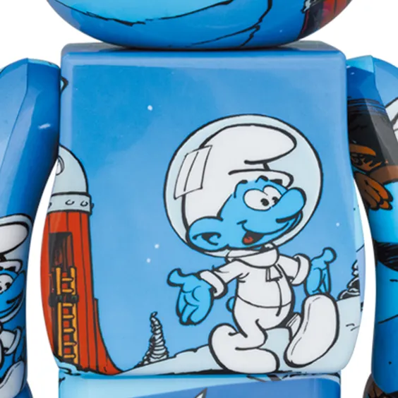 *Original* Be@rbrick: The Smurfs: The Astrosmurf (Set) (100% & 400%), (608938) 4