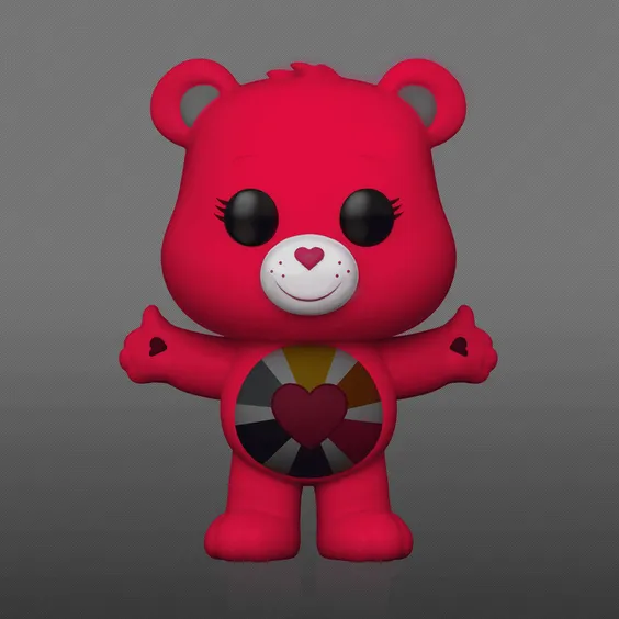 Фігурка Funko POP!: Animation: Care Bears: 40th Anniversary: Hopeful Heart Bear (Glow Chase Limited Edition), (615563) 3