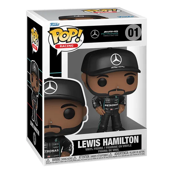 Funko POFunko POP Racing Formula 1 Mercedes AMG Petronas Levis Hamilton 62220 World Of Comics
