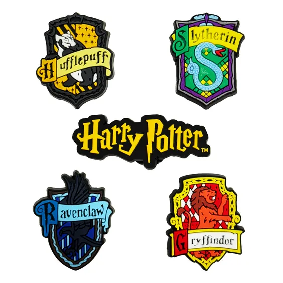 Набір джибітсів Wizarding World: Harry Potter: Hogwarts Houses: Logo, (6436)