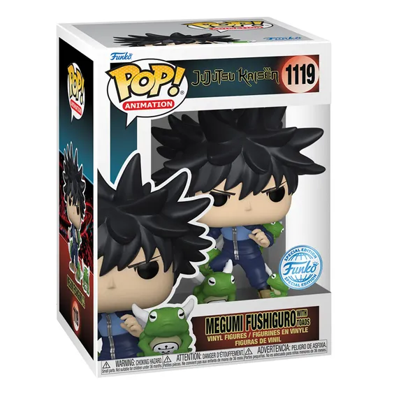 Фигурка Funko POP!: Animation: Jujutsu Kaisen: Megumi Fushiguro w/ Toads (Special Edition), (64495) 2