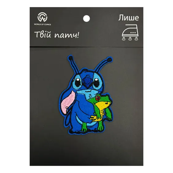 Патч Disney: Lilo & Stitch: Stitch w/ Frog, (6495)