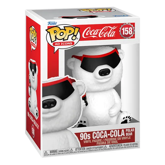 Фігурка Funko POP!: Ad Icons: Coca-Cola: 90s Coca-Cola Polar Bear, (65587) 2