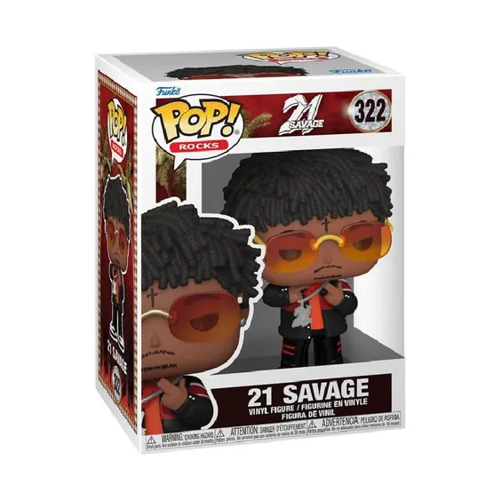 Фигурка Funko POP!: Rocks: 21 Savage: 21 Savage, (65769) 3