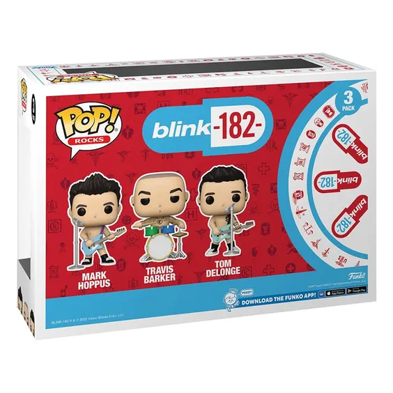 Фігурки Funko POP!: Rocks: Blink-182: Mark, Travis and Tom (3-Pack), (67837) 2
