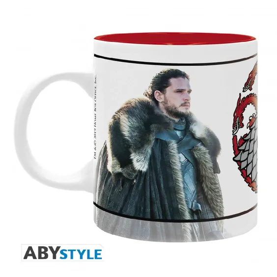 Кружка ABYstyle: Game of Thrones: Jon Snow and Daenerys Targaryen, (6800) 2